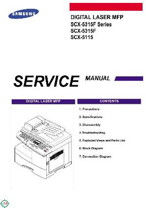 Сервисная инструкция Samsung SCX-5115, SCX-5315F  ― Manual-Shop.ru