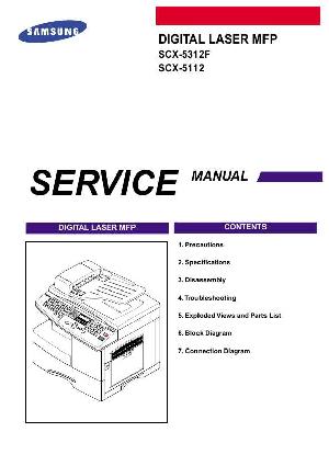 Сервисная инструкция Samsung SCX-5312F, SCX-5112 ― Manual-Shop.ru