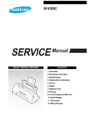 Сервисная инструкция Samsung SF-4300C ― Manual-Shop.ru