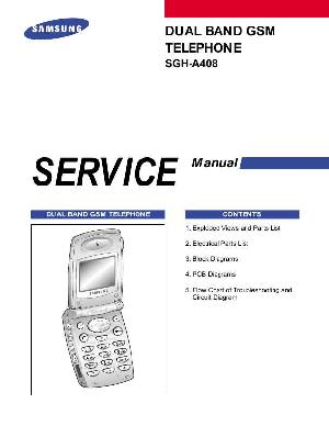 Сервисная инструкция Samsung SGH-A408 ― Manual-Shop.ru