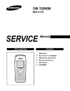 Сервисная инструкция Samsung SGH-C110 ― Manual-Shop.ru