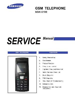 Сервисная инструкция Samsung SGH-C180 ― Manual-Shop.ru