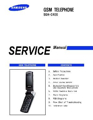 Сервисная инструкция Samsung SGH-C400 ― Manual-Shop.ru