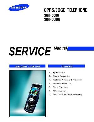 Сервисная инструкция Samsung SGH-D500E ― Manual-Shop.ru