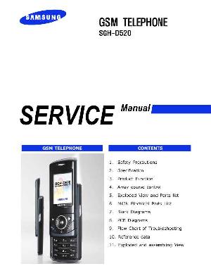 Сервисная инструкция Samsung SGH-D520 ― Manual-Shop.ru