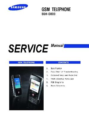 Сервисная инструкция Samsung SGH-D800 ― Manual-Shop.ru