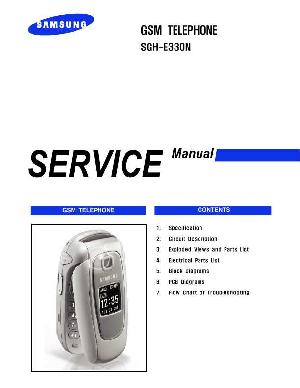 Сервисная инструкция Samsung SGH-E330N ― Manual-Shop.ru