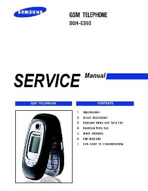 Сервисная инструкция Samsung SGH-E360 ― Manual-Shop.ru