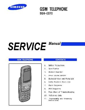 Сервисная инструкция Samsung SGH-E370 ― Manual-Shop.ru