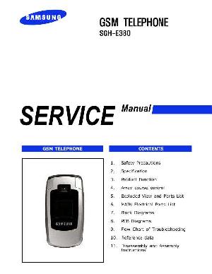 Сервисная инструкция Samsung SGH-E380 ― Manual-Shop.ru