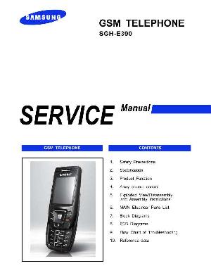 Сервисная инструкция Samsung SGH-E390 ― Manual-Shop.ru