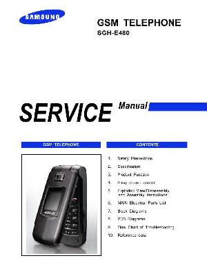 Сервисная инструкция Samsung SGH-E480 ― Manual-Shop.ru