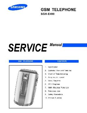 Сервисная инструкция Samsung SGH-E490 ― Manual-Shop.ru