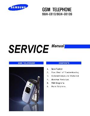 Сервисная инструкция Samsung SGH-E610 ― Manual-Shop.ru