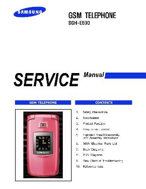 Сервисная инструкция Samsung SGH-E690 ― Manual-Shop.ru