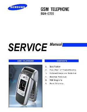 Сервисная инструкция Samsung SGH-E720 ― Manual-Shop.ru