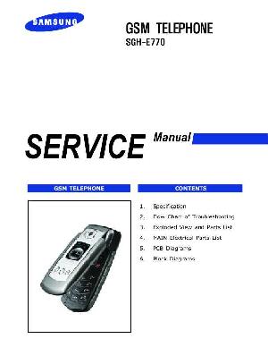 Сервисная инструкция Samsung SGH-E770 ― Manual-Shop.ru