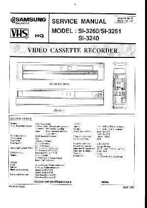 Сервисная инструкция Samsung SI-3240, SI-3260, SI-3261 ― Manual-Shop.ru