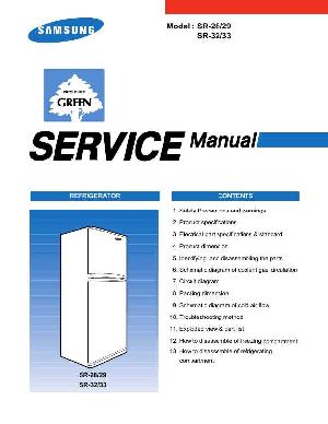 Сервисная инструкция Samsung SR-28, SR-29, SR-32, SR-33 ― Manual-Shop.ru
