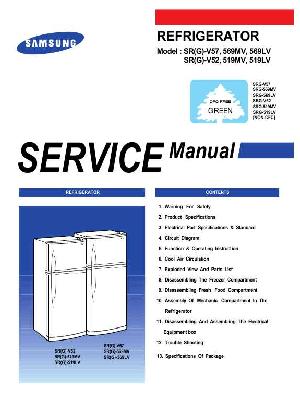 Сервисная инструкция Samsung SR-V57, SR-569MV, SR-569LV, SR-V52, SR-519MV, SR-519LV ― Manual-Shop.ru