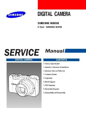 Сервисная инструкция Samsung WB650 ― Manual-Shop.ru