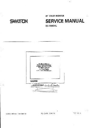 Service manual Samtron SC-208DXL ― Manual-Shop.ru