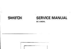 Service manual Samtron SC-726DXL ― Manual-Shop.ru