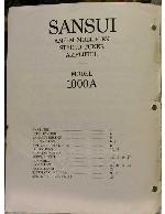 Сервисная инструкция Sansui 1000A