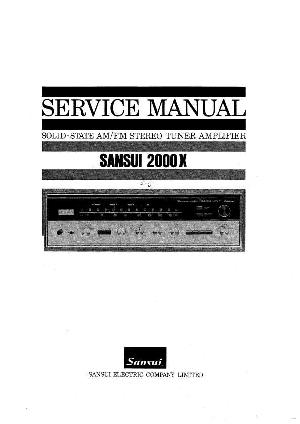 Сервисная инструкция Sansui 2000X ― Manual-Shop.ru