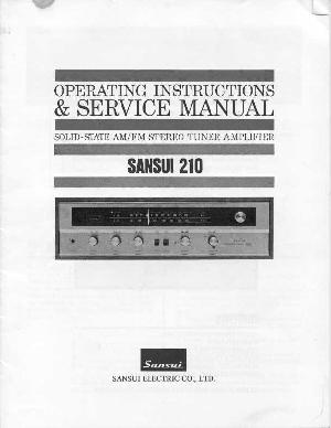 Сервисная инструкция Sansui 210 ― Manual-Shop.ru