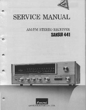 Сервисная инструкция Sansui 441 ― Manual-Shop.ru
