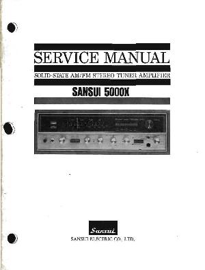 Сервисная инструкция Sansui 5000X ― Manual-Shop.ru