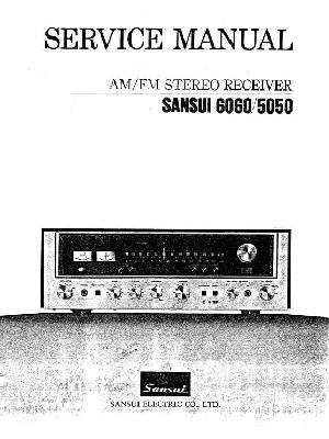 Сервисная инструкция Sansui 5050, 6060 ― Manual-Shop.ru