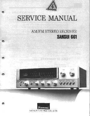 Service manual Sansui 661 ― Manual-Shop.ru