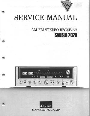 Сервисная инструкция Sansui 7070 ― Manual-Shop.ru