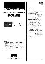 Service manual Sansui A-M90