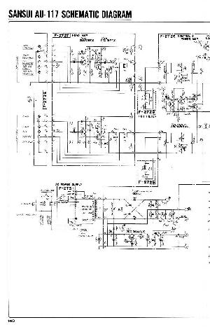 Сервисная инструкция Sansui AU-117 (schematic) ― Manual-Shop.ru