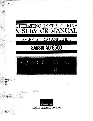 Сервисная инструкция Sansui AU-6500 ― Manual-Shop.ru