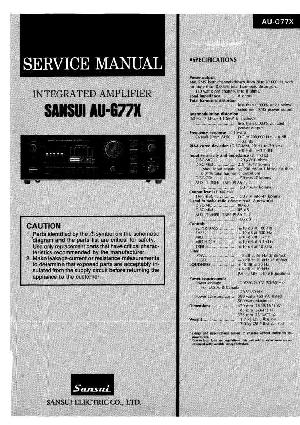 Сервисная инструкция Sansui AU-G77X ― Manual-Shop.ru