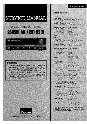 Service manual Sansui AU-X201, AU-X301 ― Manual-Shop.ru