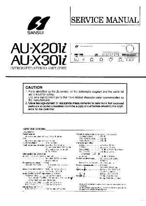 Сервисная инструкция Sansui AU-X201I, AU-X301I ― Manual-Shop.ru