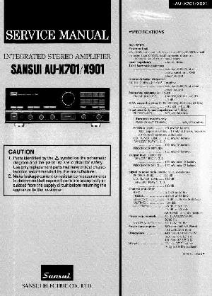 Service manual Sansui AU-X701, AU-X901 ― Manual-Shop.ru