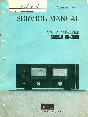 Service manual Sansui BA-3000 ― Manual-Shop.ru