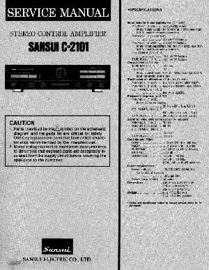 Сервисная инструкция Sansui C-2102 ― Manual-Shop.ru