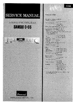 Service manual Sansui C-55 ― Manual-Shop.ru