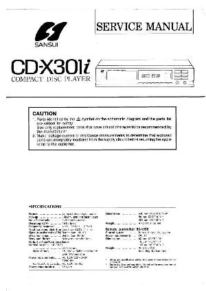 Service manual Sansui CD-X301I ― Manual-Shop.ru