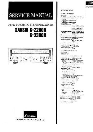 Service manual Sansui G-22000, G-33000 ― Manual-Shop.ru