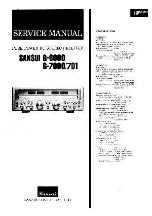 Service manual Sansui G-701, G6000, G7000 ― Manual-Shop.ru
