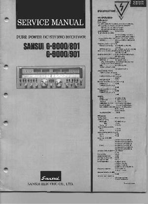 Service manual Sansui G-8000, G-9000 ― Manual-Shop.ru