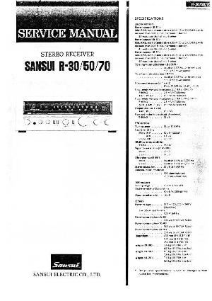 Service manual Sansui R-30, R-50, R-70 ― Manual-Shop.ru